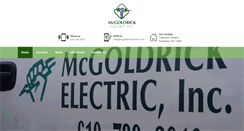 Desktop Screenshot of mcgoldrickelectric.com